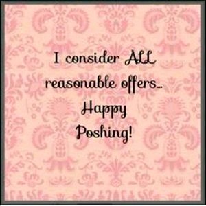 All reasonable offers welcome